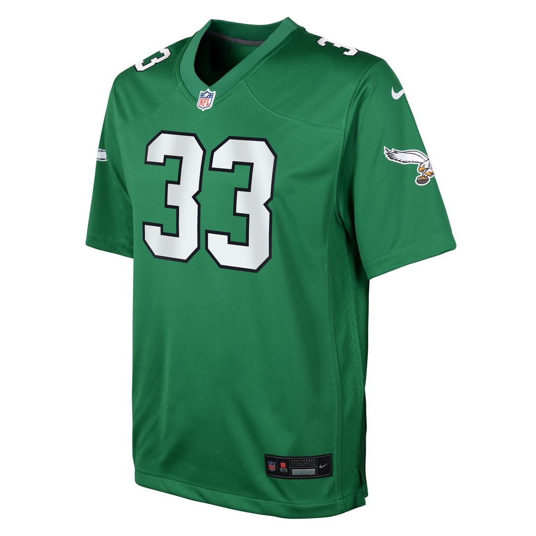 Cooper DeJean Philadelphia Eagles Nike Youth Alternate Game Jersey - Kelly Green