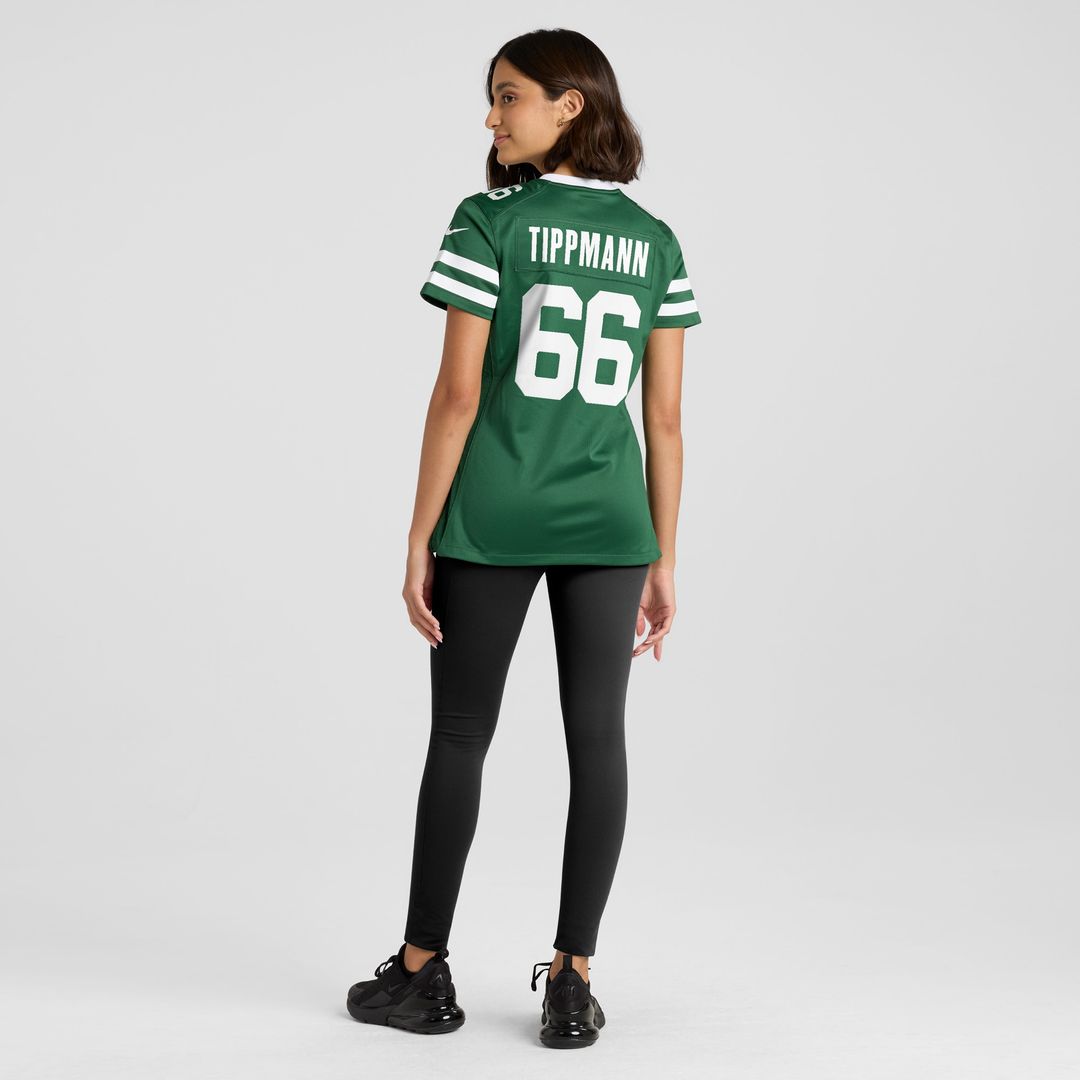 Joe Tippmann New York Jets Nike Women's Game Jersey - Legacy Green