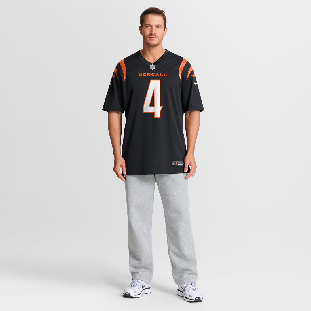 Sean Clifford Cincinnati Bengals Nike Team Game Jersey -  Black