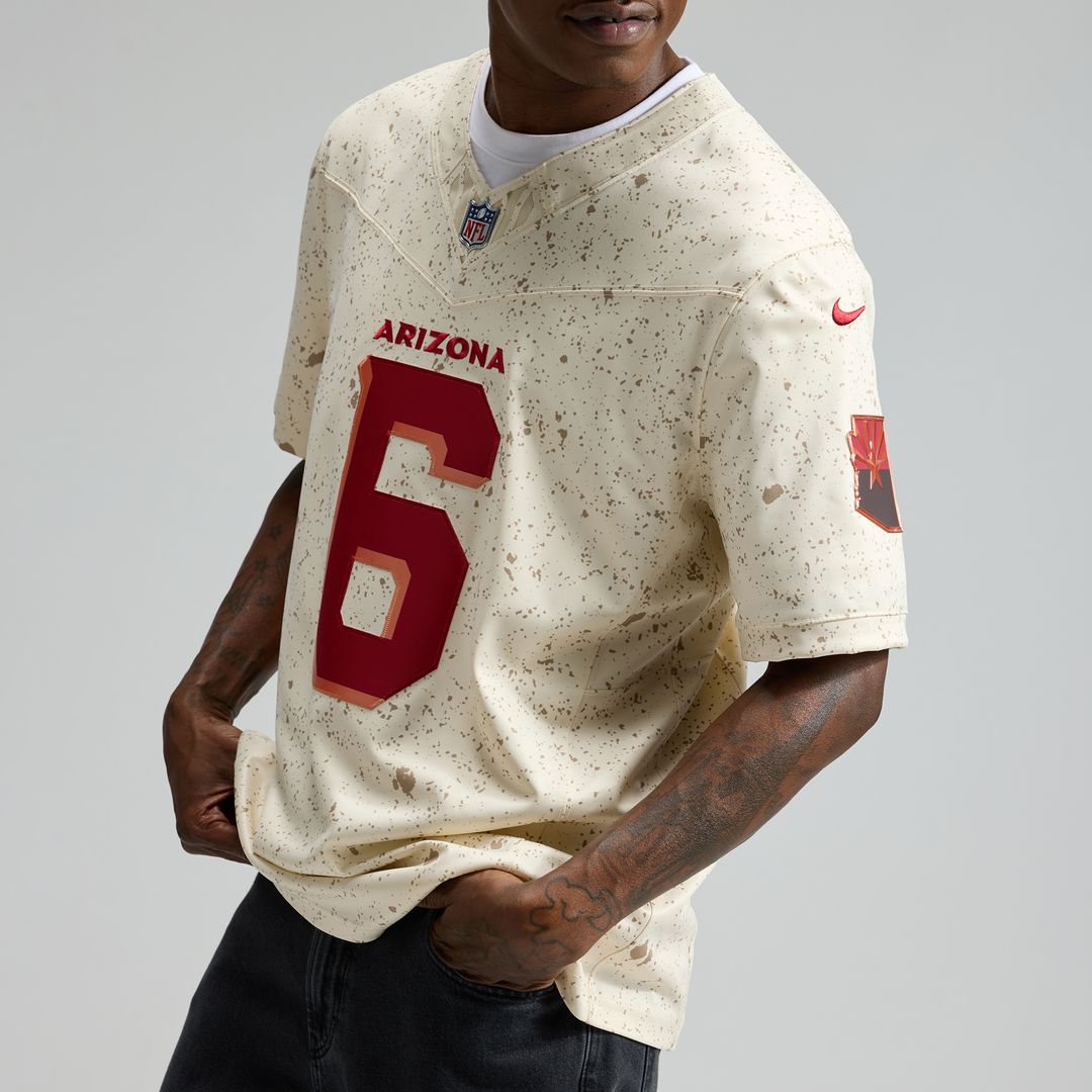 James Conner Arizona Cardinals Nike 2025 Rivalries Collection Stitched Limited Jersey - Natural