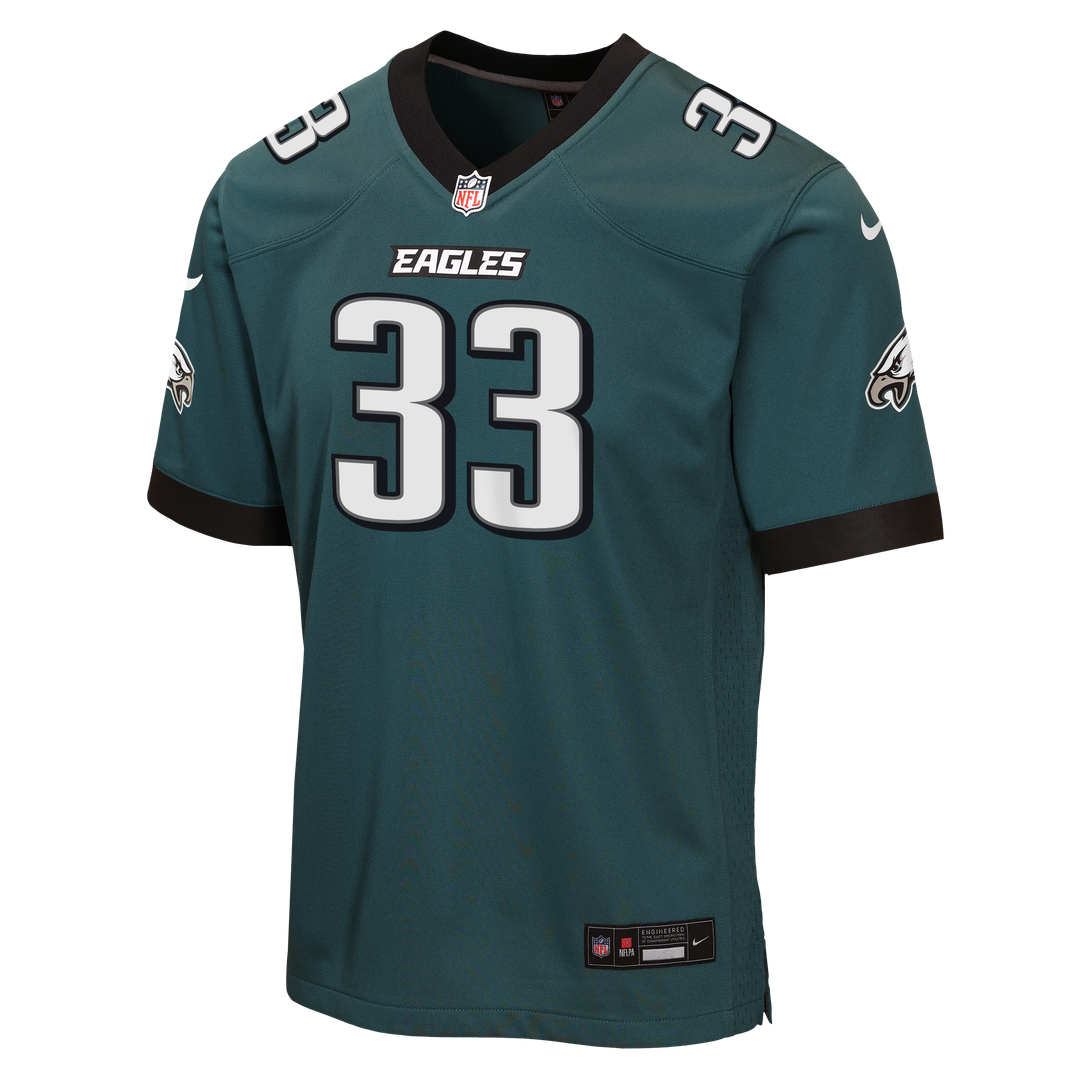 Cooper DeJean Philadelphia Eagles Nike Youth Team Game Jersey - Midnight Green