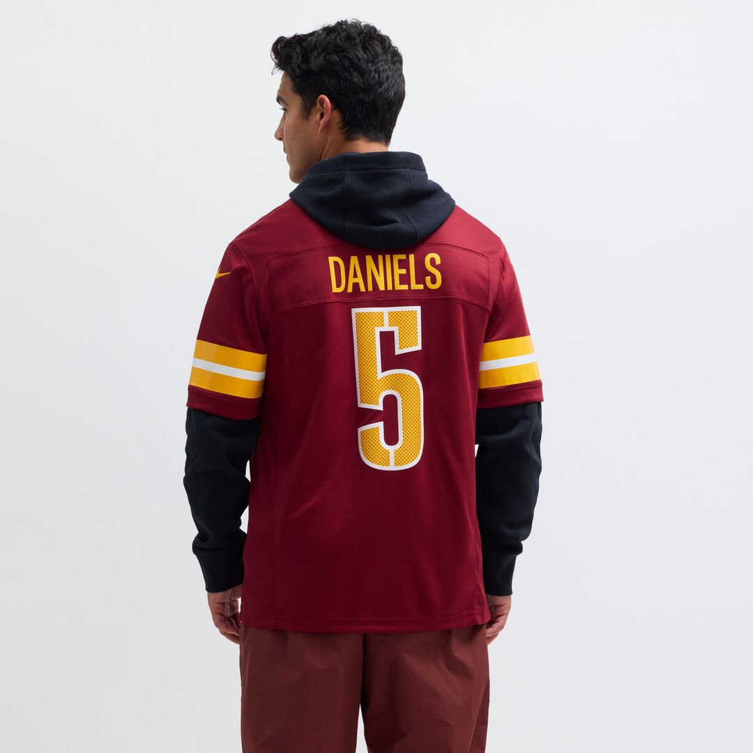 Jayden Daniels Washington Commanders Nike Vapor F.U.S.E. Limited Super Bowl Era Jersey - White