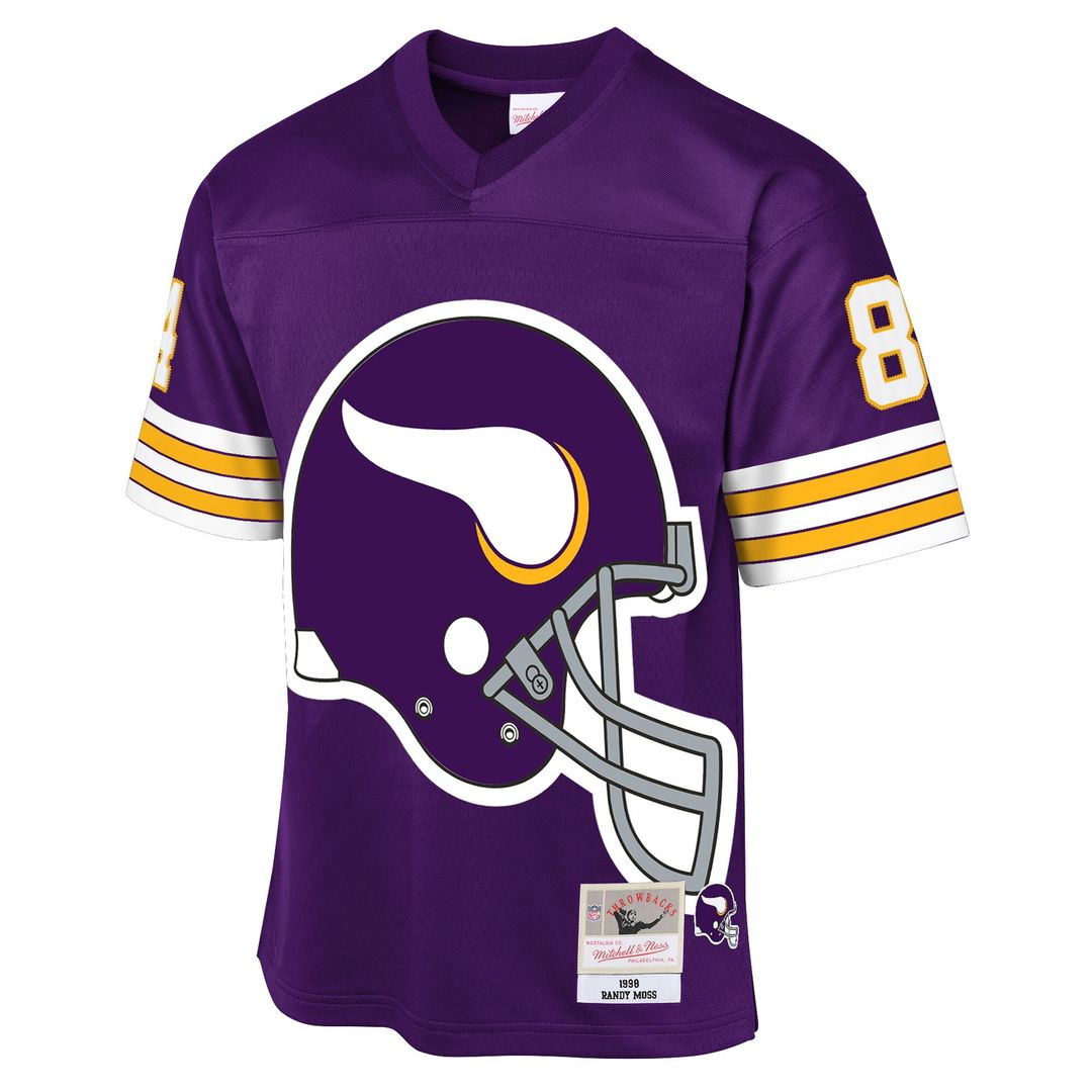 Randy Moss Minnesota Vikings Mitchell & Ness Youth 1998 Throwback Fashion Jersey - Purple
