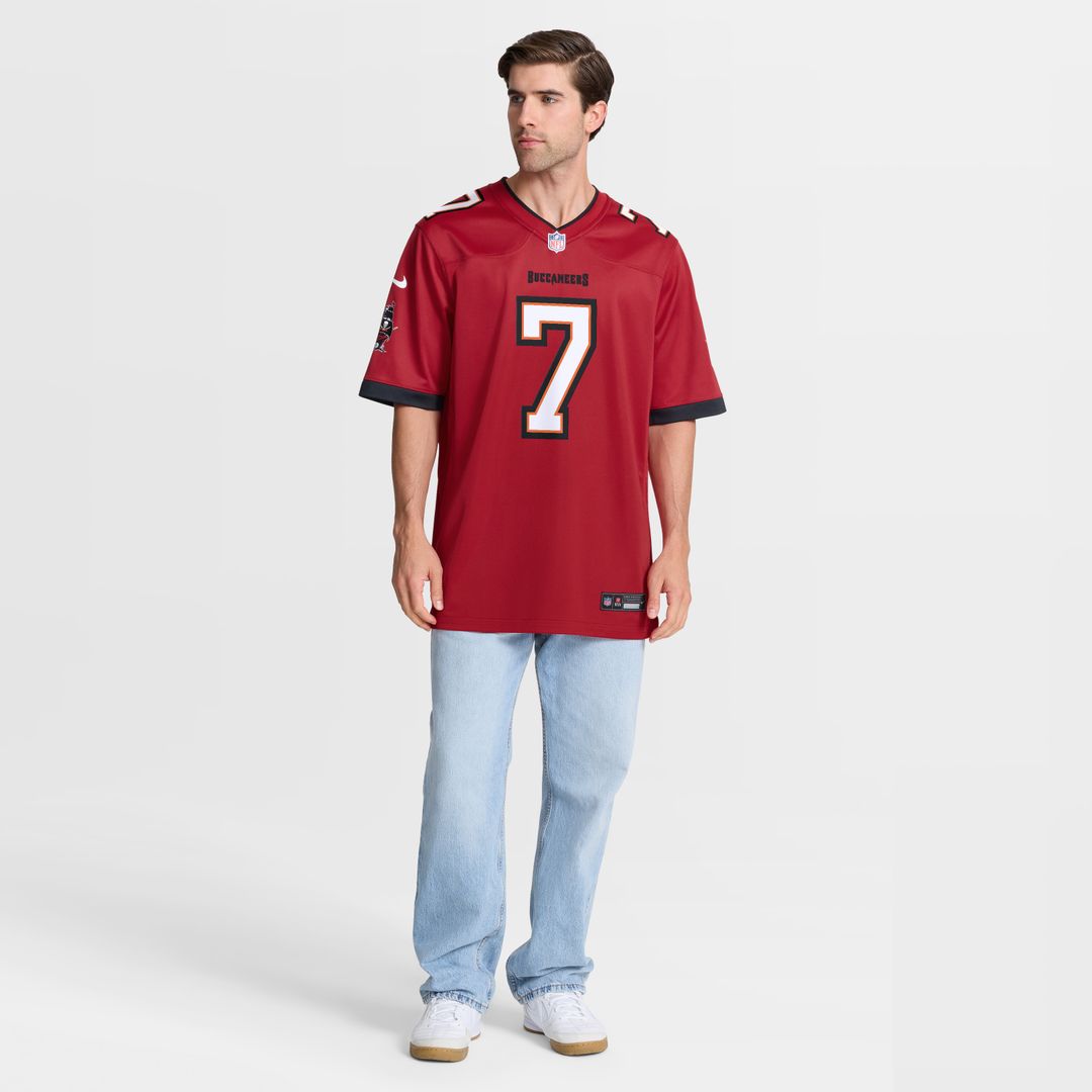 Bucky Irving Tampa Bay Buccaneers Nike Alternate Game Jersey -  Pewter
