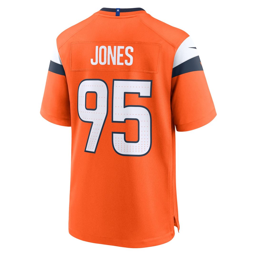 Sai'vion Jones Denver Broncos Nike Team Game Jersey -  Orange