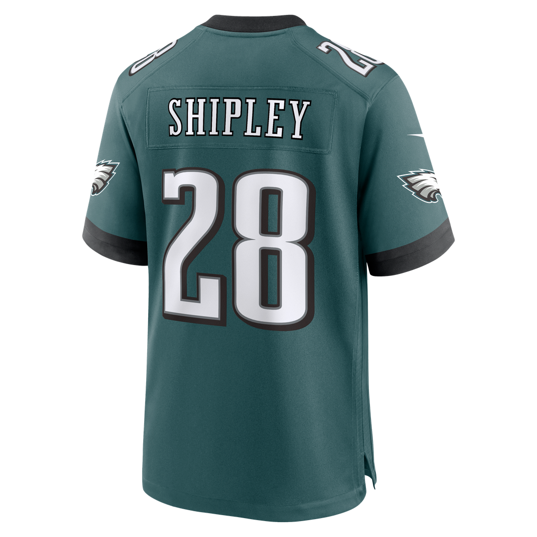 Will Shipley Philadelphia Eagles Nike Team Game Jersey -  Midnight Green