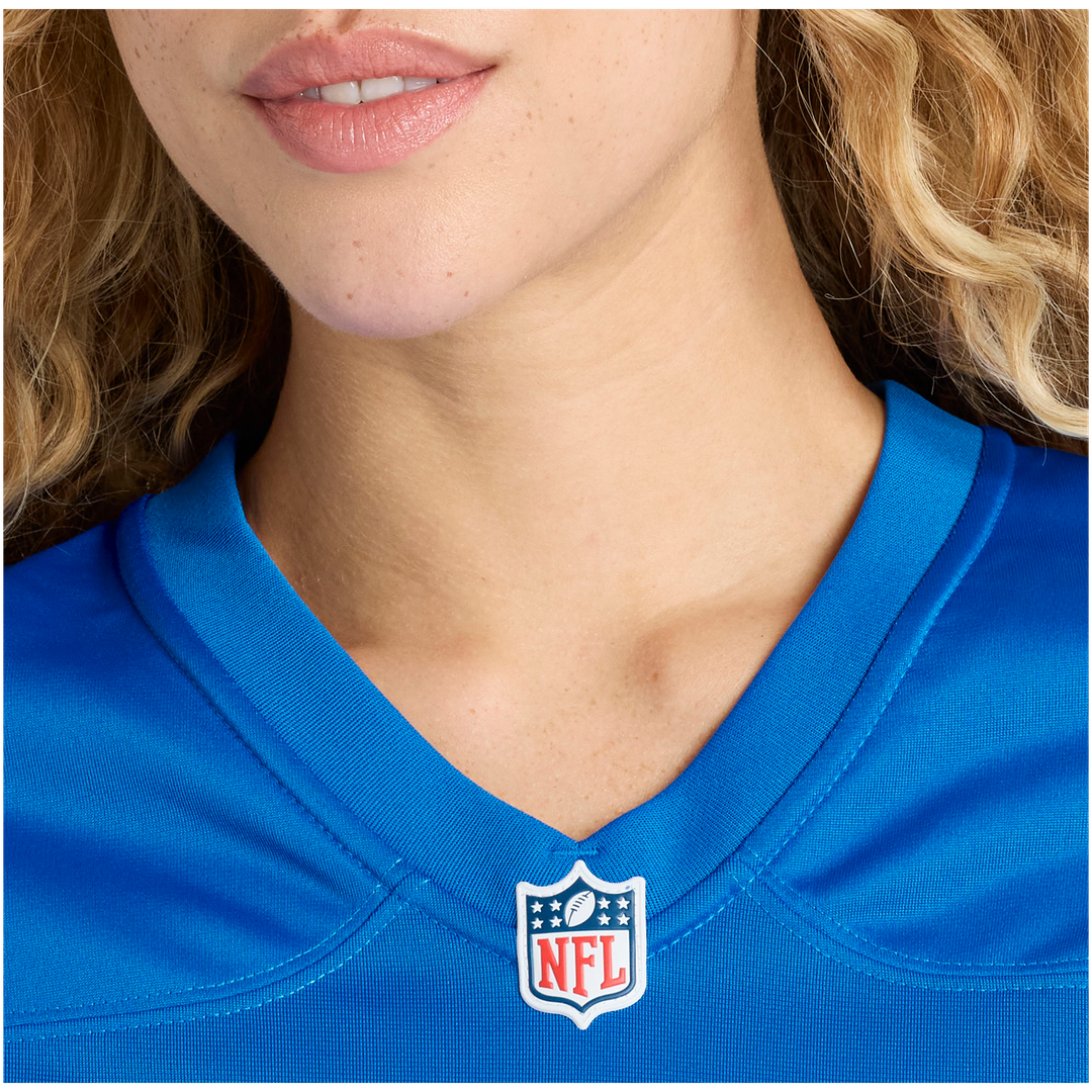 Larry Borom Detroit Lions Nike Women's Team Game Jersey -  Blue