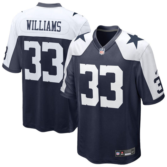Javonte Williams Dallas Cowboys Nike Alternate Game Jersey - Navy