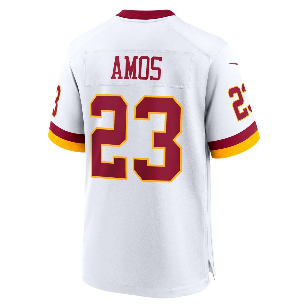 Trey Amos Washington Commanders Nike Game Super Bowl Era Jersey - White