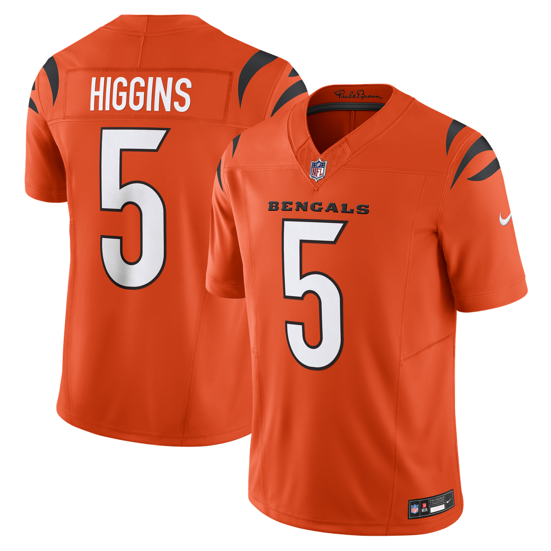 Tee Higgins Cincinnati Bengals Nike Vapor F.U.S.E. Limited Jersey - Orange