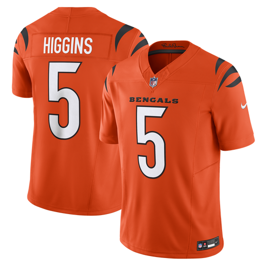 Tee Higgins Cincinnati Bengals Nike Vapor F.U.S.E. Limited Jersey - Orange