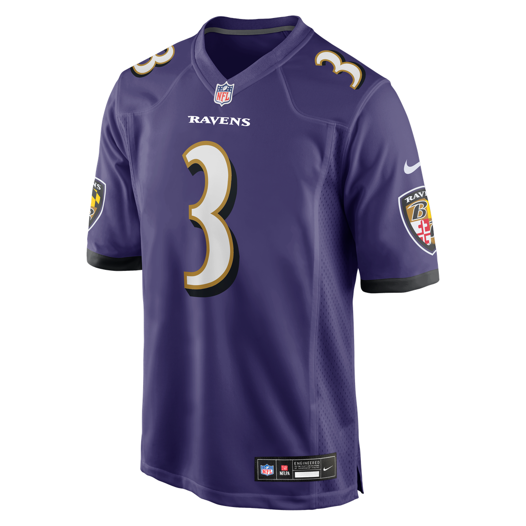 Chidobe Awuzie Baltimore Ravens Nike Team Game Jersey -  Purple