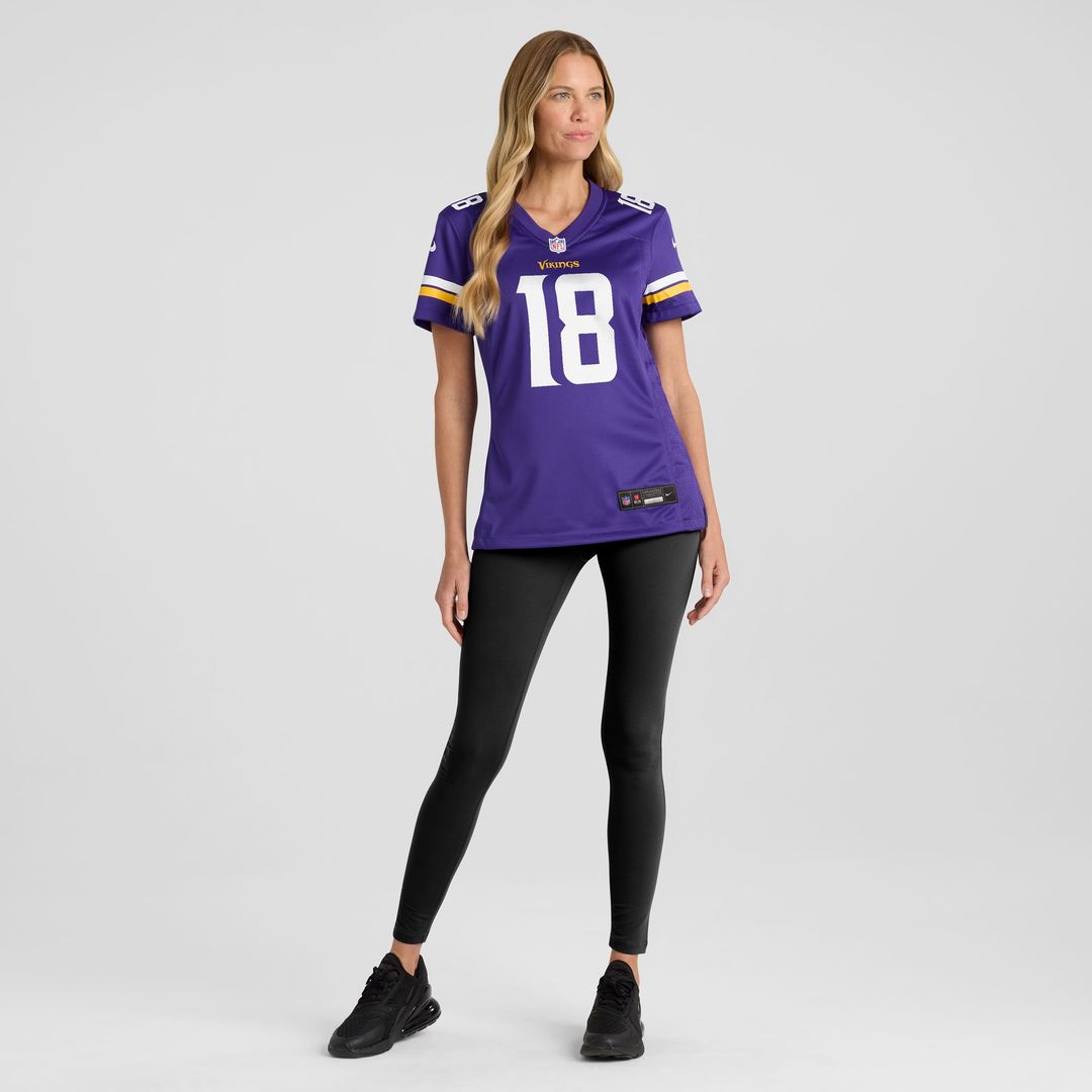 Justin Jefferson Minnesota Vikings Nike Women's Game Player Jersey - White