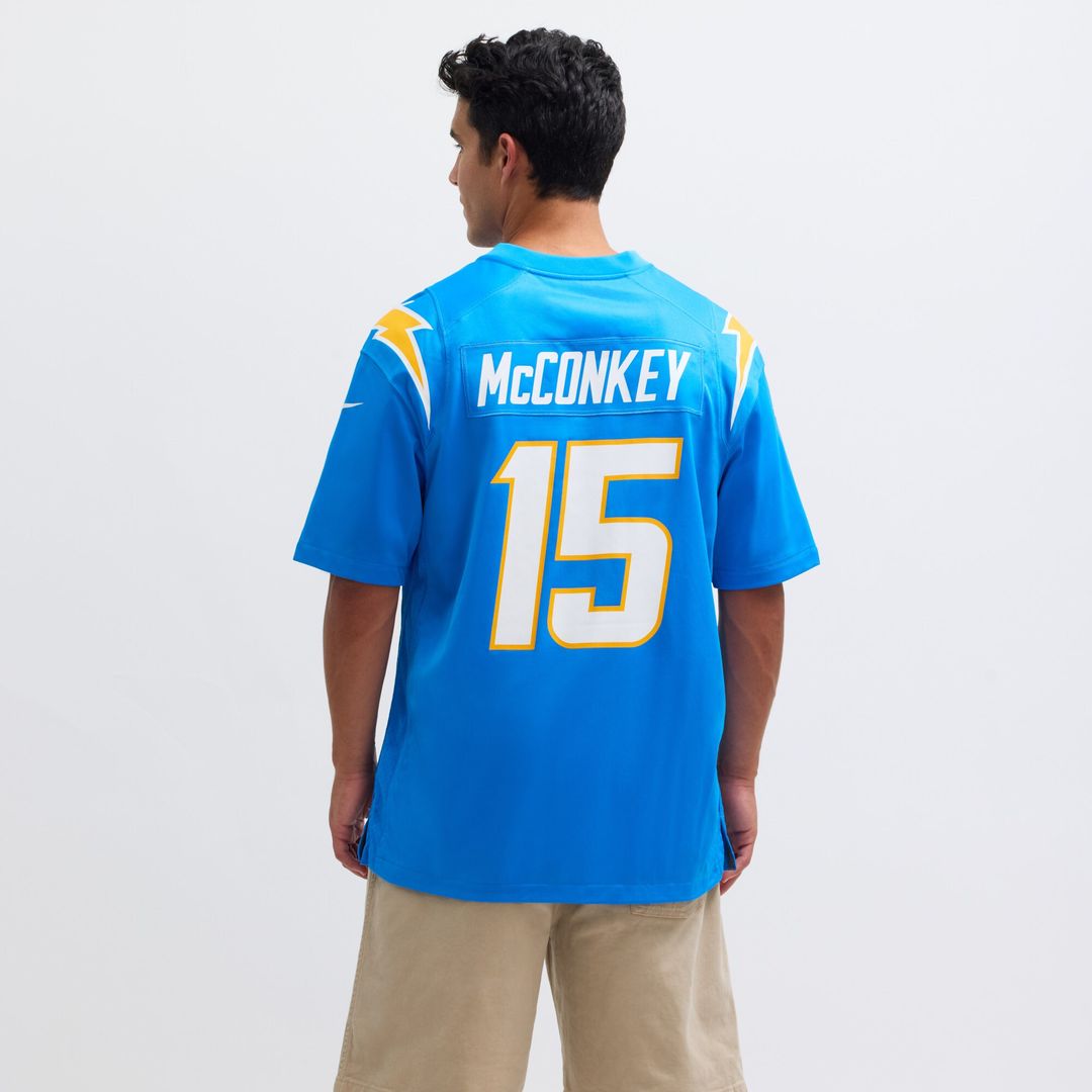 Ladd McConkey Los Angeles Chargers Nike Alternate Super Chargers Game Player Jersey - Navy