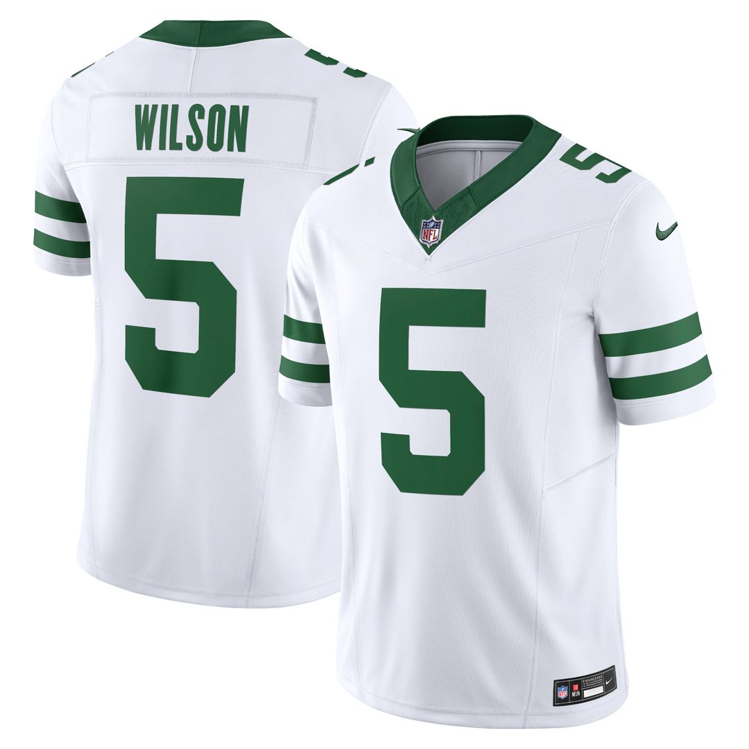 Garrett Wilson New York Jets Nike Alternate Vapor F.U.S.E. Limited Jersey  - Legacy Black