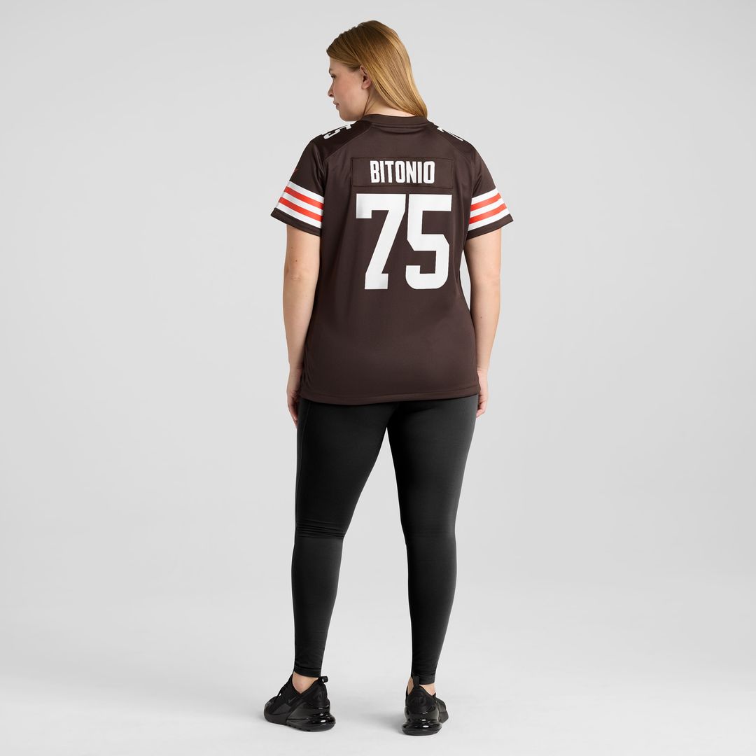 Joel Bitonio Cleveland Browns Nike Women's Game Jersey - Brown