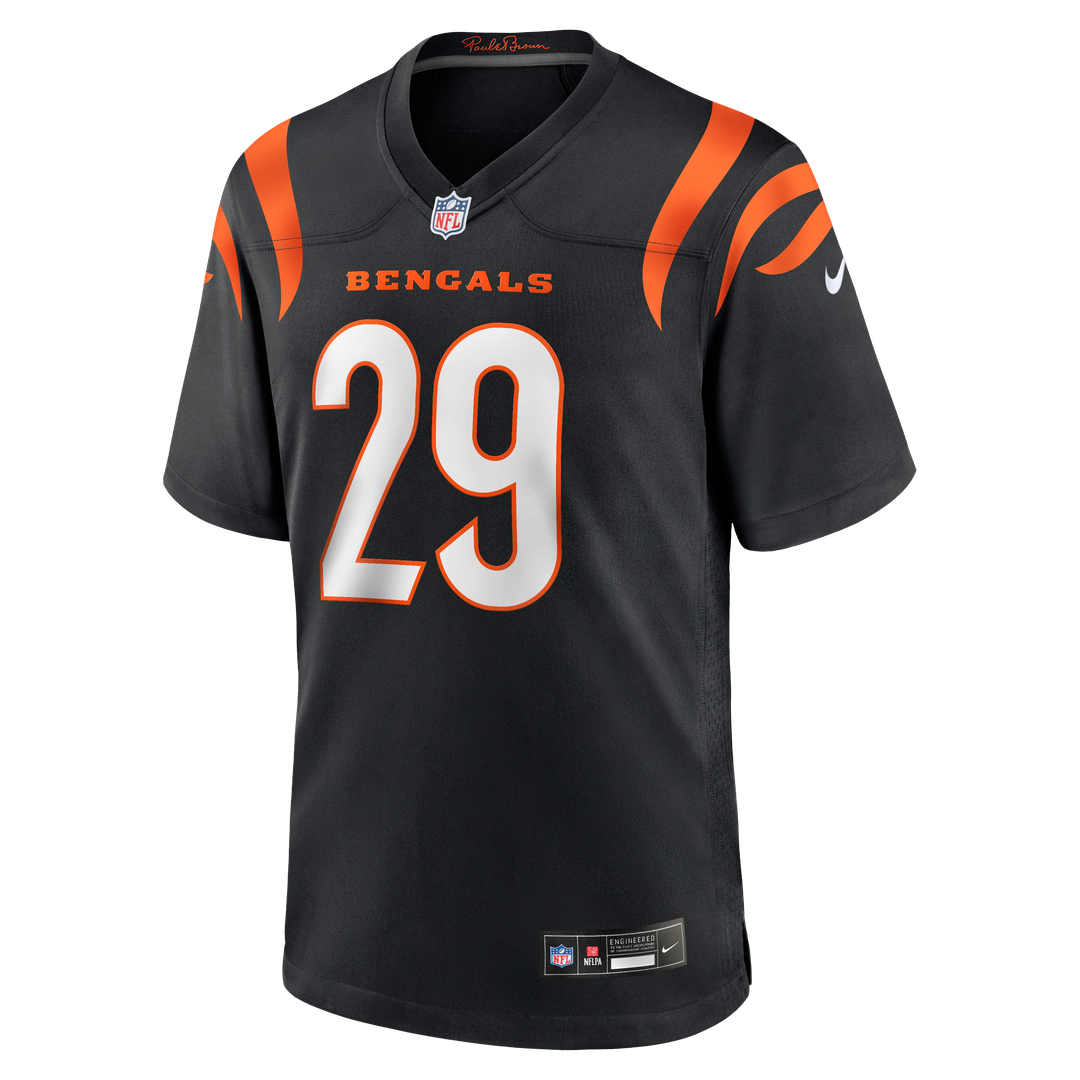 Kyle Dugger Cincinnati Bengals Nike Team Game Jersey -  Black