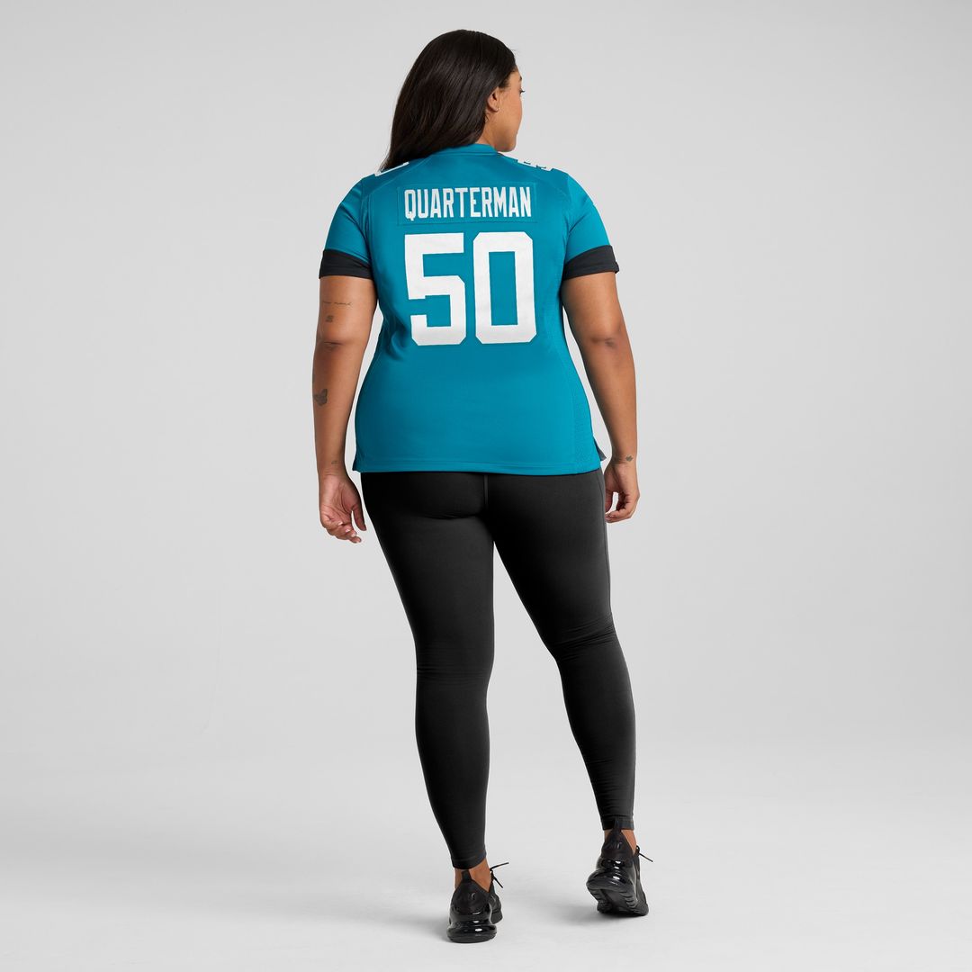 Shaquille Quarterman Jacksonville Jaguars Nike Women's Game Jersey - Teal