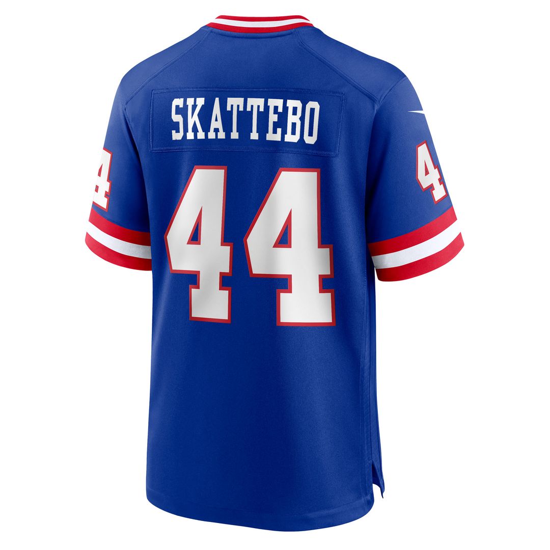 Cam Skattebo New York Giants Nike Alternate 2 Legacy Game Jersey - Royal