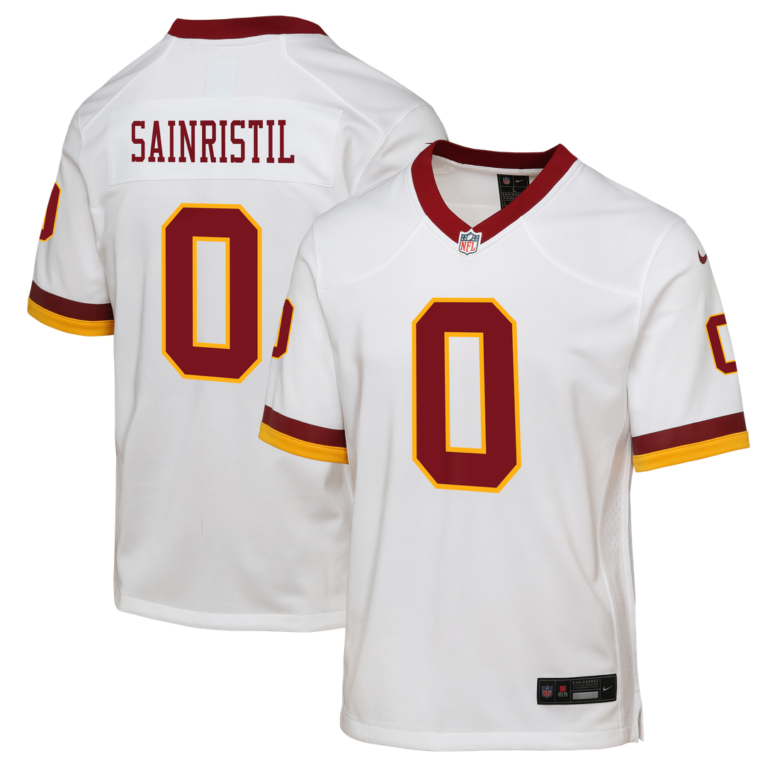 Mike Sainristil Washington Commanders Nike Youth Hail Raiser Alternate Game Jersey - Black