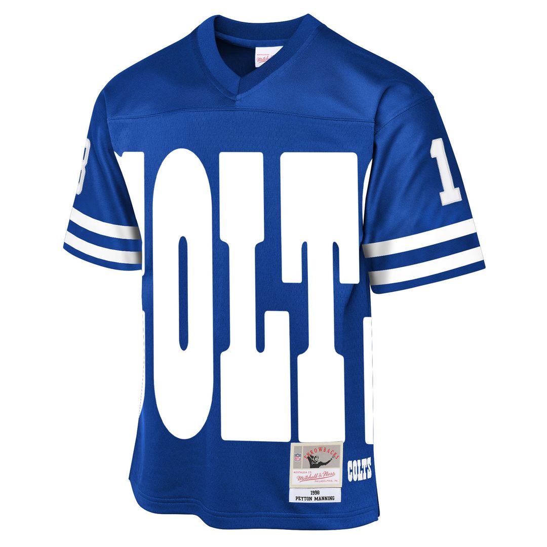 Peyton Manning Indianapolis Colts Mitchell & Ness Youth 1998 Throwback Fashion Jersey - Royal