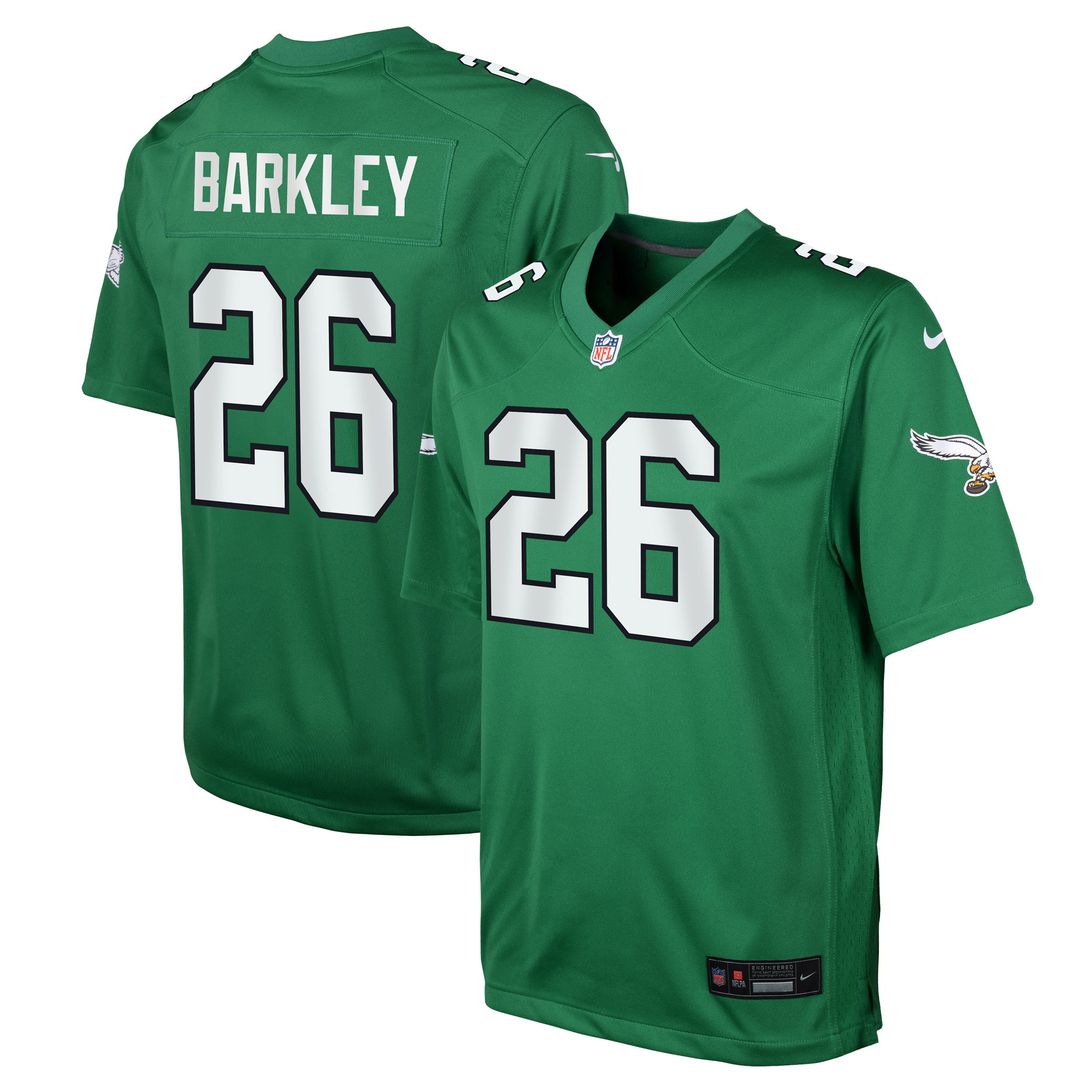Saquon Barkley Philadelphia Eagles Nike Youth Game Jersey - Green