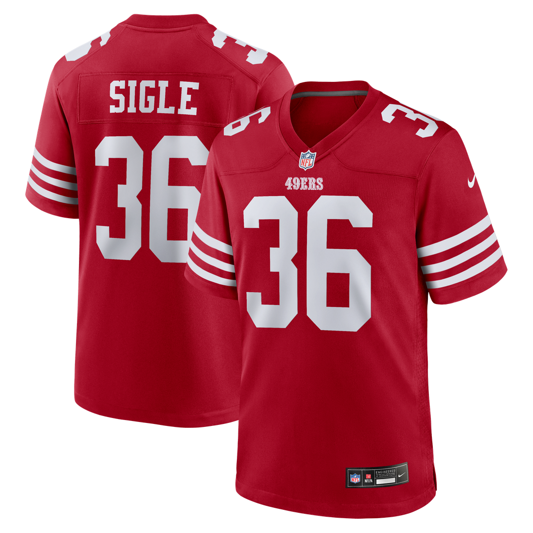 Marques Sigle San Francisco 49ers Nike Team Game Jersey -  Scarlet