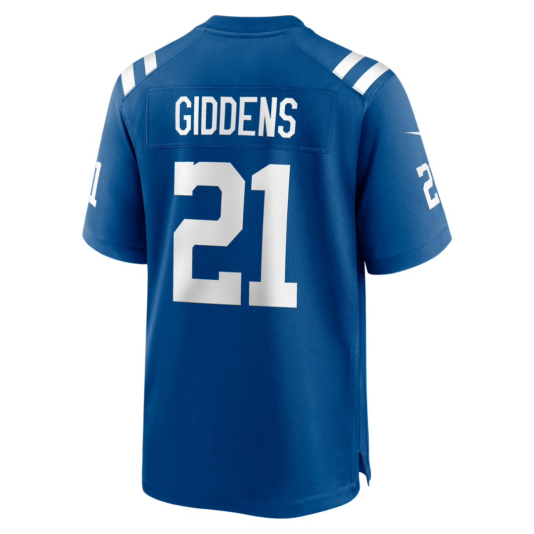 DJ Giddens Indianapolis Colts Nike Team Game Jersey -  Royal