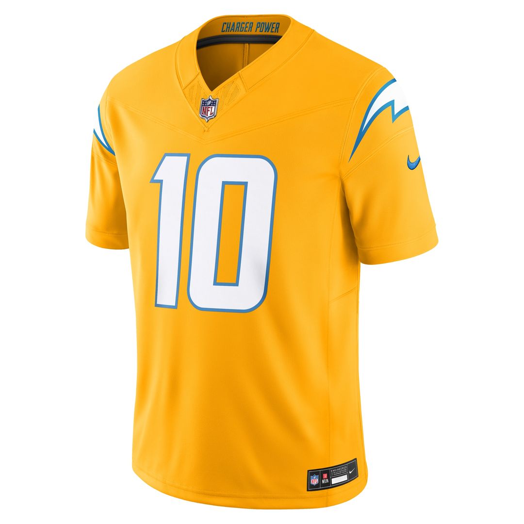 Justin Herbert Los Angeles Chargers Nike Vapor F.U.S.E. Limited Jersey - White