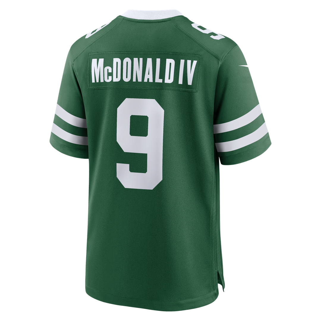 Will McDonald IV New York Jets Nike Alternate Game Jersey - Legacy Black