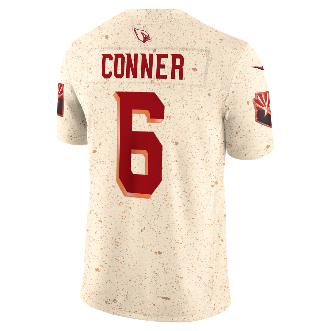 James Conner Arizona Cardinals Nike 2025 Rivalries Collection Stitched Limited Jersey - Natural