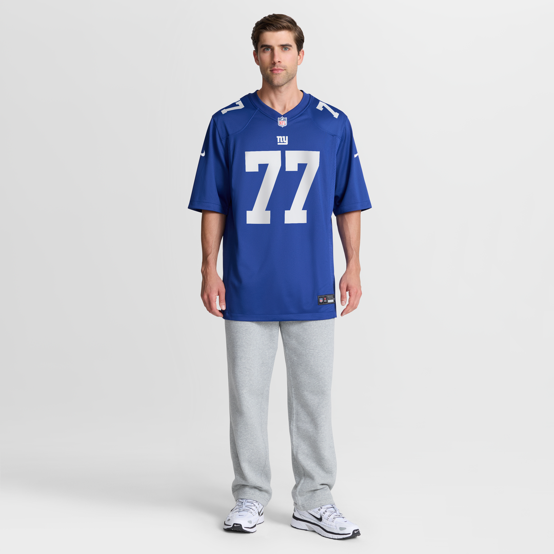Daniel Faalele New York Giants Nike Team Game Jersey - Royal