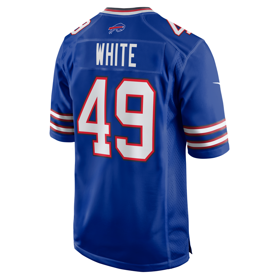 DaShaun White Buffalo Bills Nike Team Game Jersey - Royal