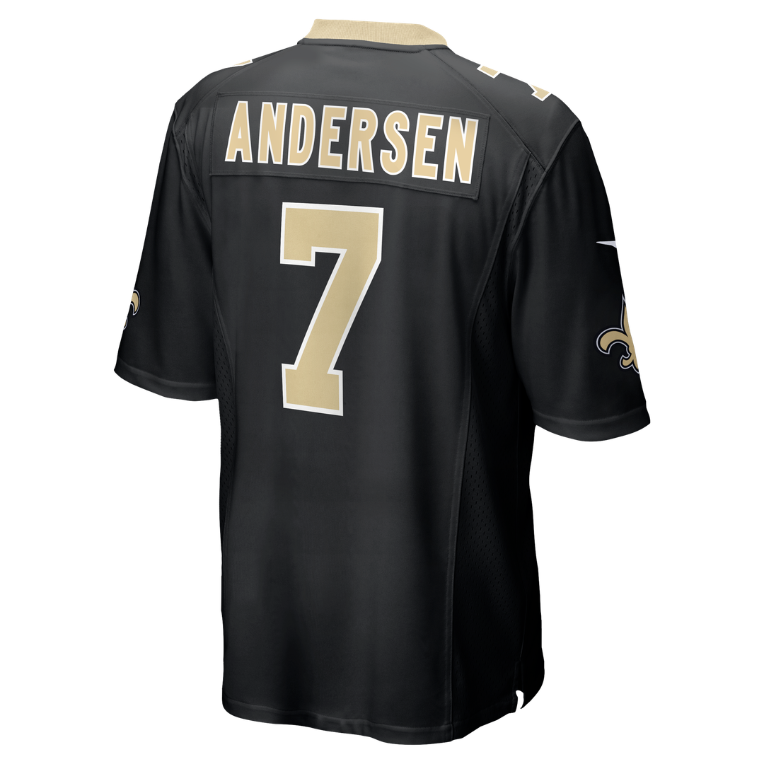 Morten Andersen New Orleans Saints Nike Game Retired Player Jersey - Black