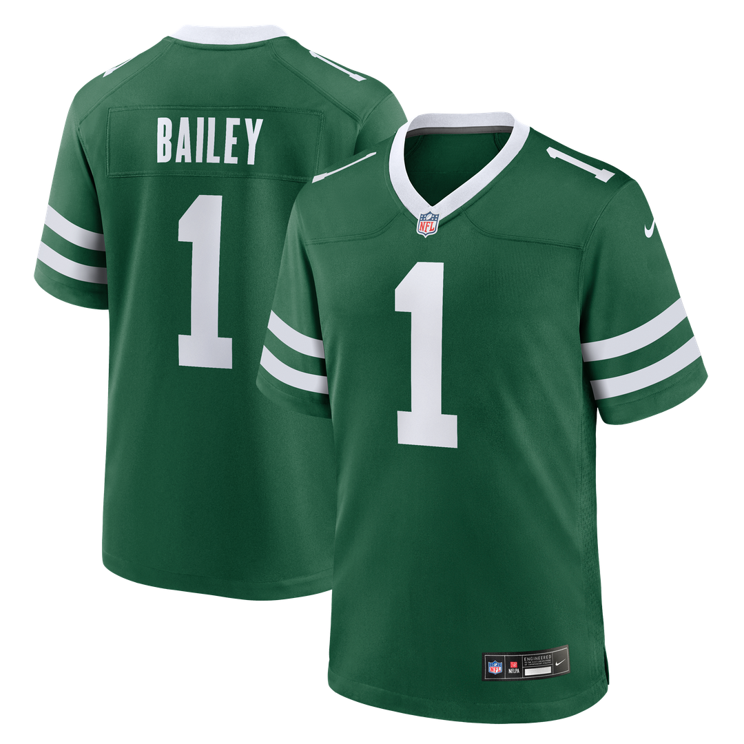 David Bailey New York Jets Nike 2026 NFL Draft First Round Pick No. 2 Team Game Jersey - Legacy Green
