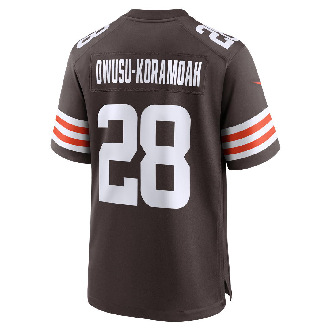 Jeremiah Owusu-Koramoah Cleveland Browns Nike Game Player Jersey - Brown