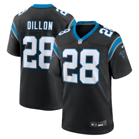 AJ Dillon Carolina Panthers Nike Team Game Jersey -  Black