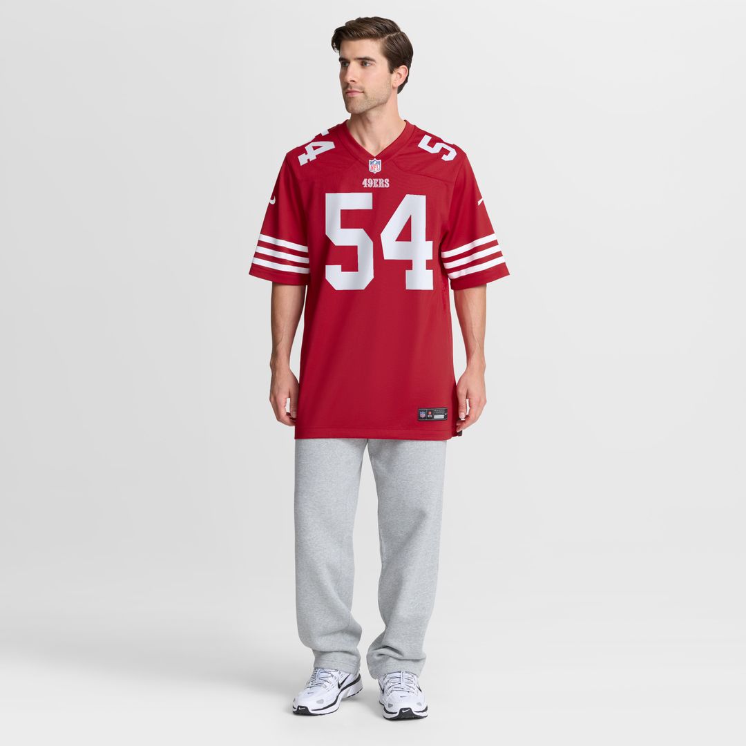 Fred Warner San Francisco 49ers Nike Team Game Player Jersey - White