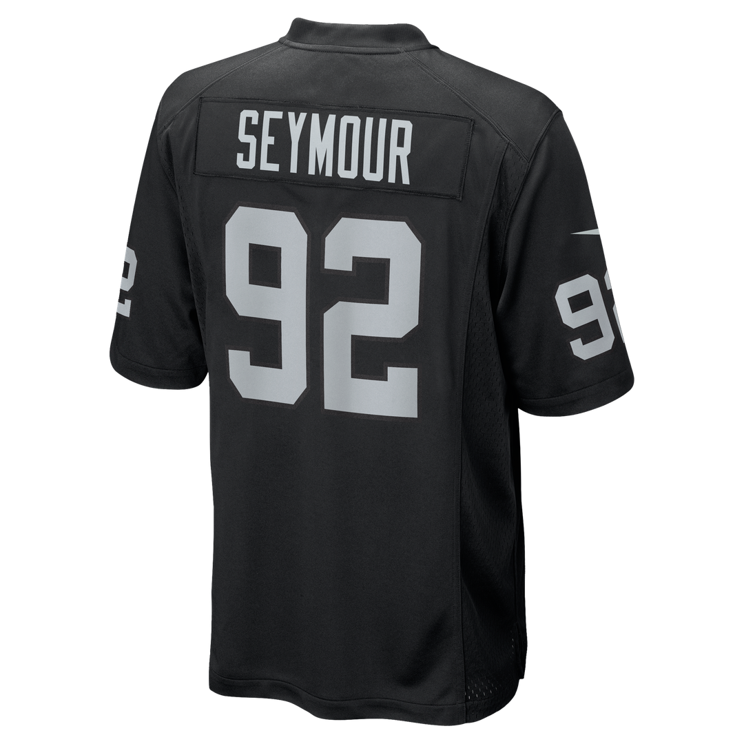 Richard Seymour Las Vegas Raiders Nike Retired Player Game Jersey - Black