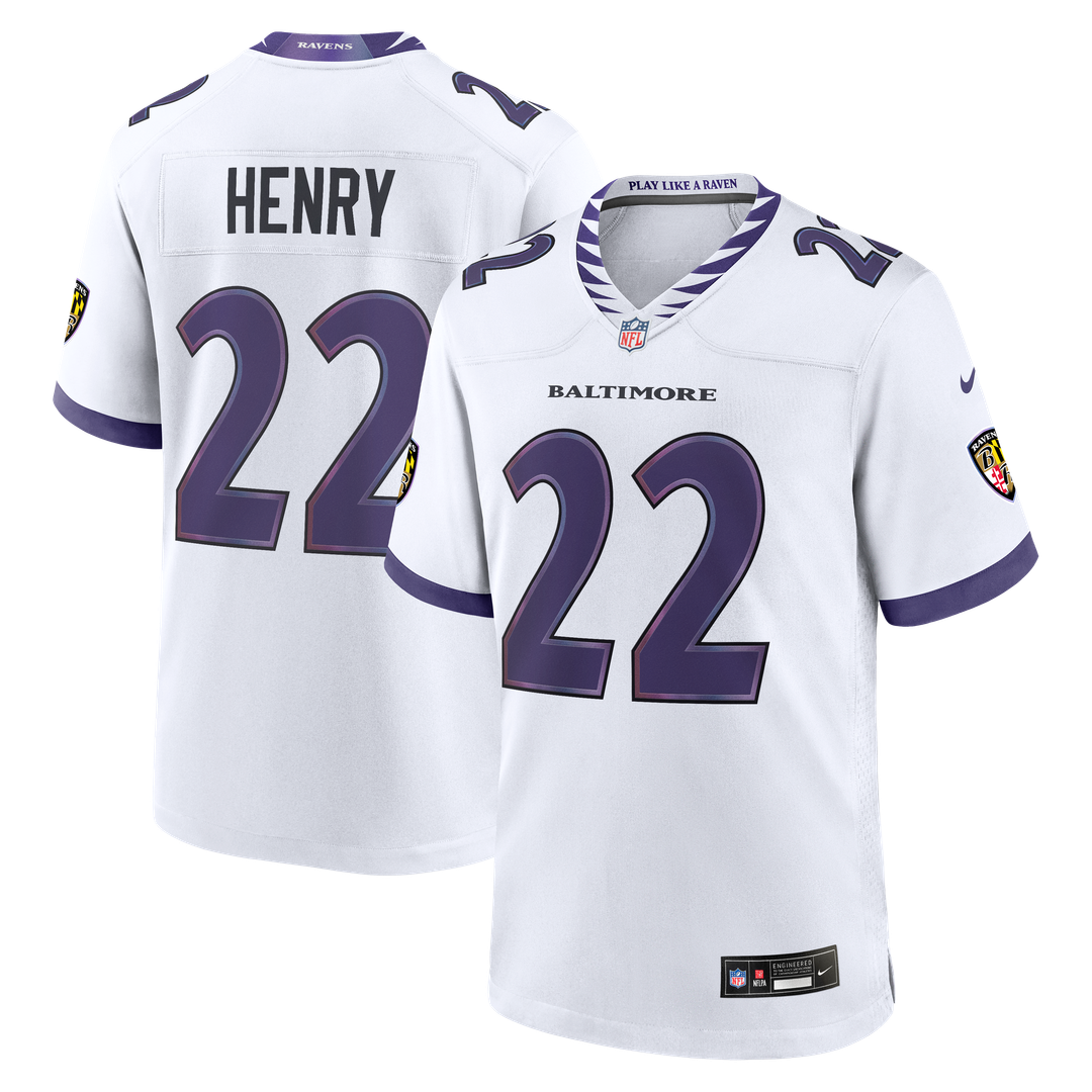 Derrick Henry Baltimore Ravens Nike Game Jersey - White