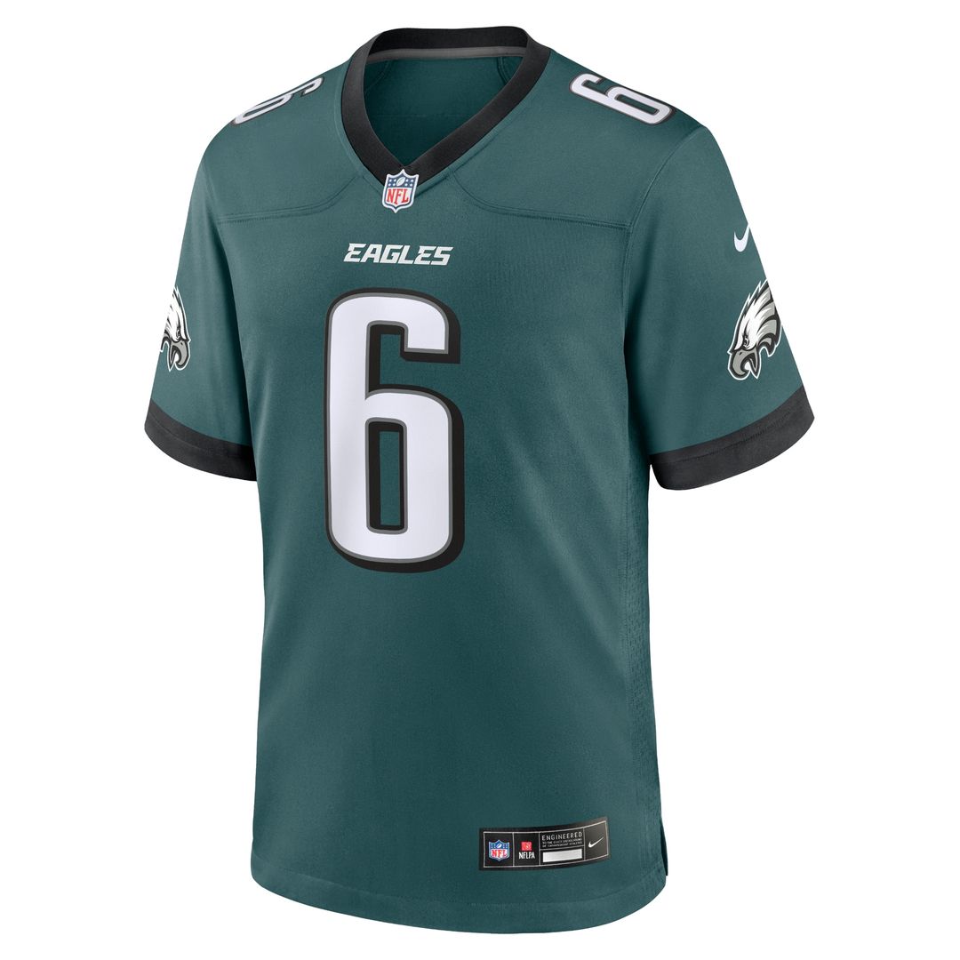 DeVonta Smith Philadelphia Eagles Nike Player Game Jersey - Midnight Green