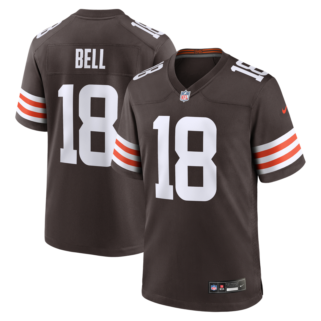 David Bell Cleveland Browns Nike Game Jersey - Brown