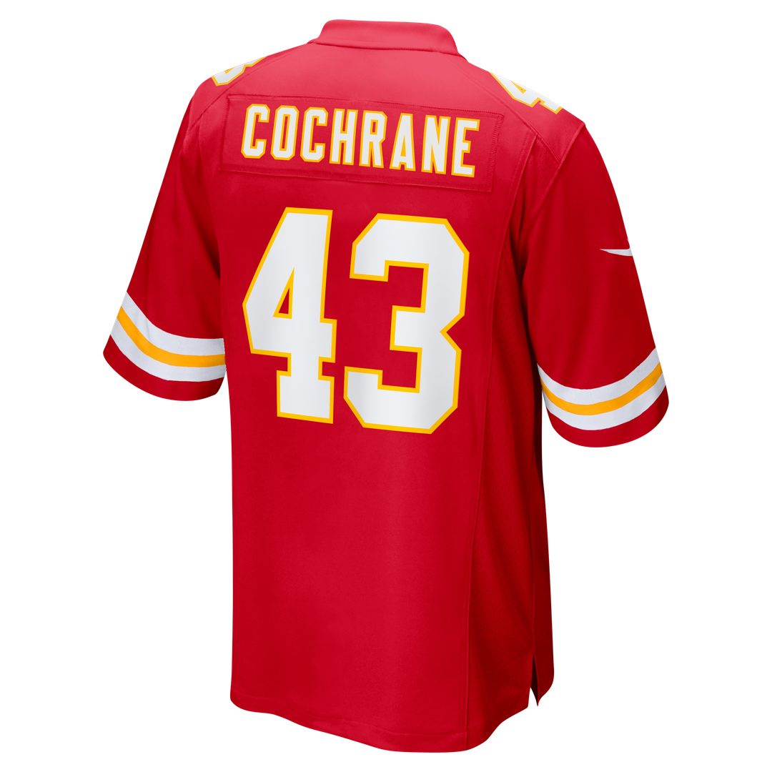 Jack Cochrane Kansas City Chiefs Nike Game Player Jersey - Red