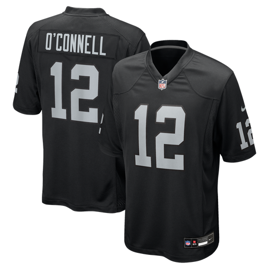 Aidan O'Connell Las Vegas Raiders Nike Team Game Jersey -  Black