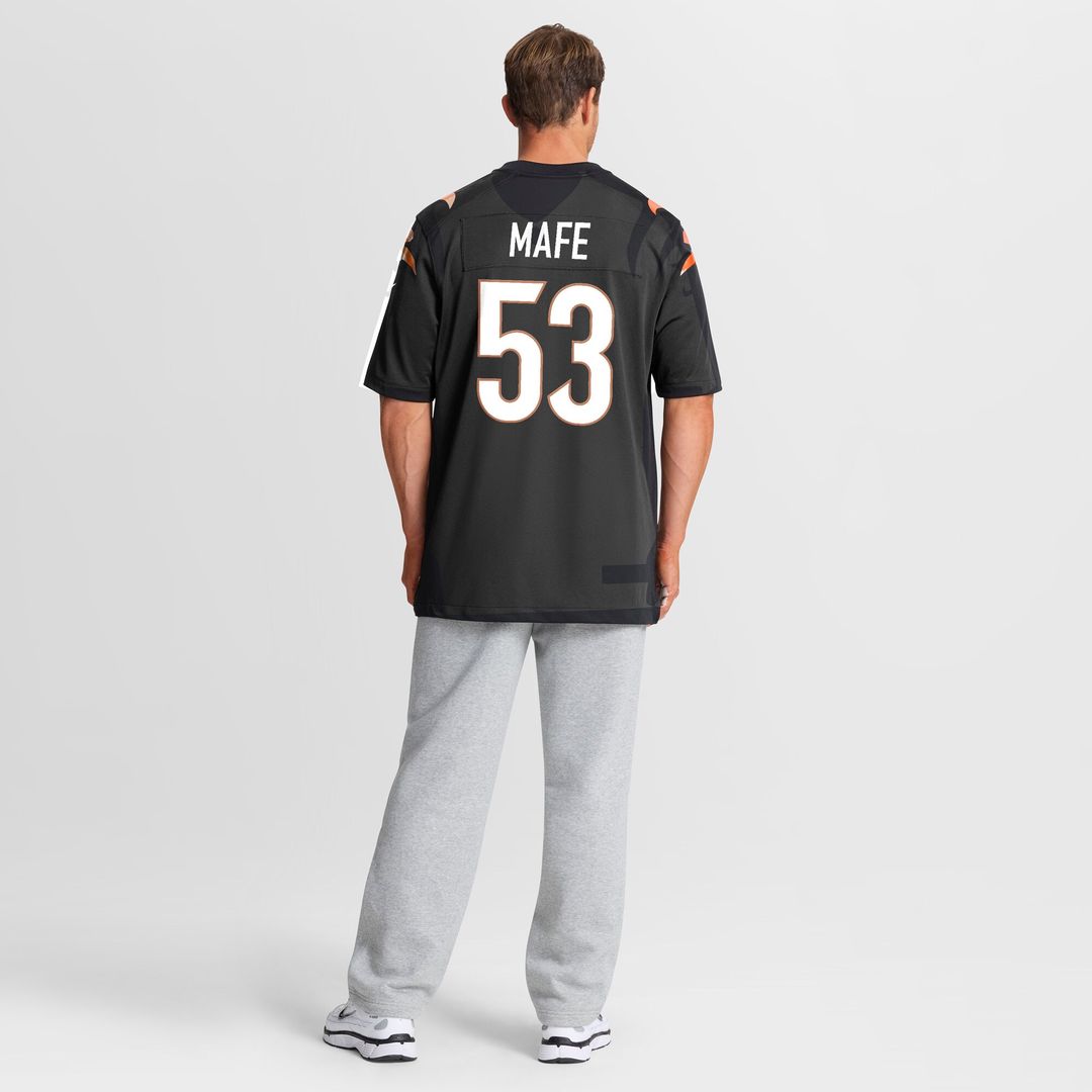 Boye Mafe Cincinnati Bengals Nike Team Game Jersey -  Black