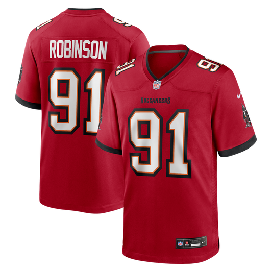 A'Shawn Robinson Tampa Bay Buccaneers Nike Team Game Jersey - Red