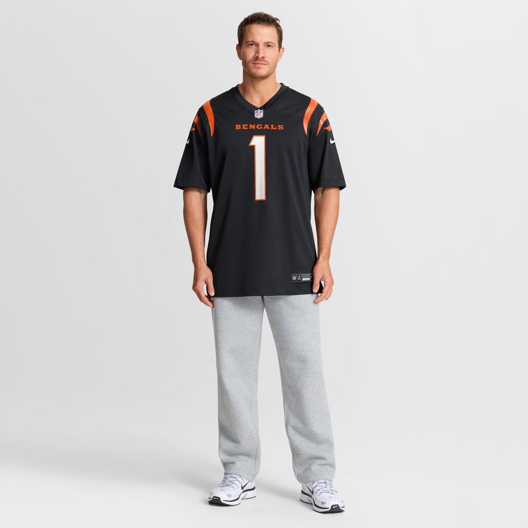 Number 1 Groom Cincinnati Bengals Nike Game Jersey - Black