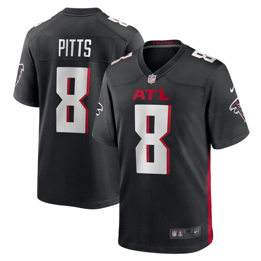 Kyle Pitts Sr. Atlanta Falcons Nike Youth Game Jersey - Black