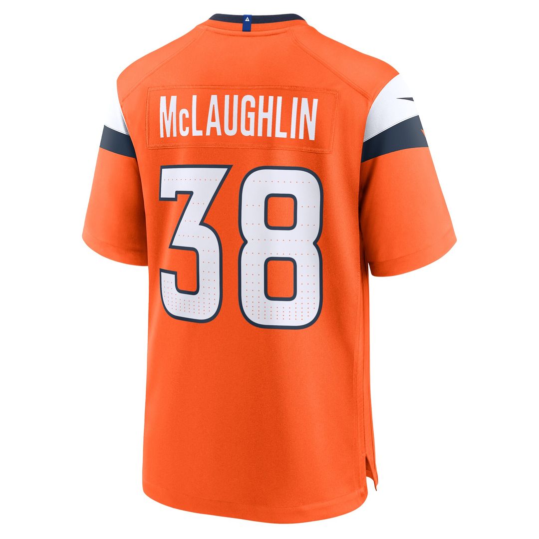 Jaleel McLaughlin Denver Broncos Nike Game Jersey -  White