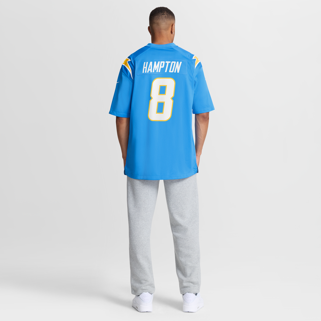 Omarion Hampton Los Angeles Chargers Nike Team Game Jersey -  Powder Blue